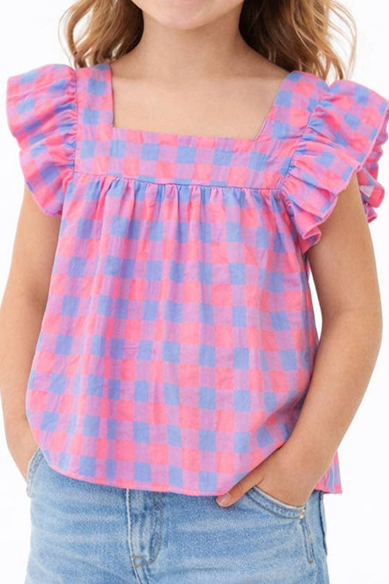 Girls checkered top