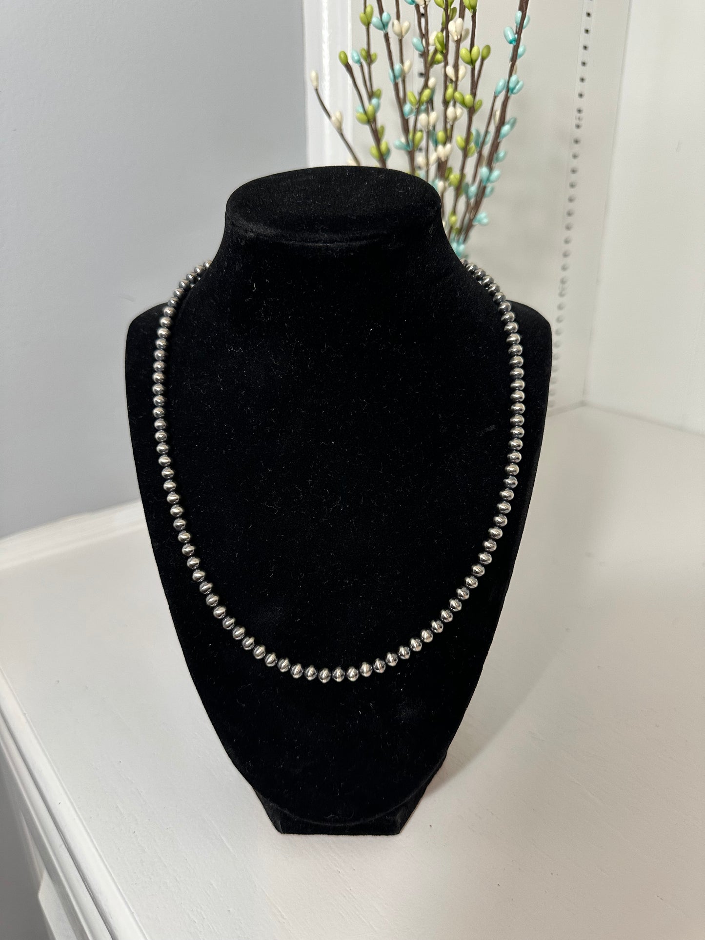 5mm 20inch Navajo pearl necklace