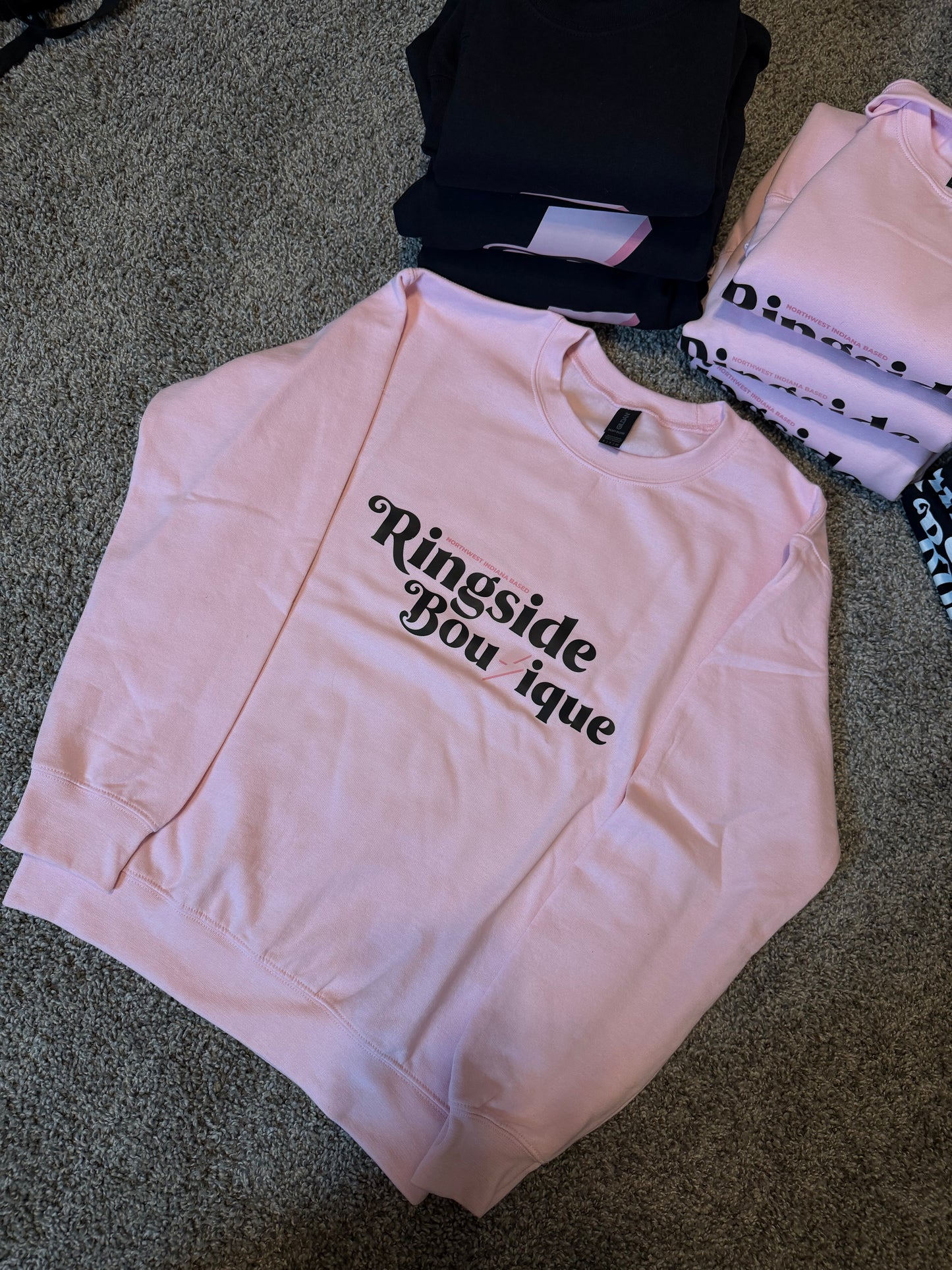 Ringside pink crewneck