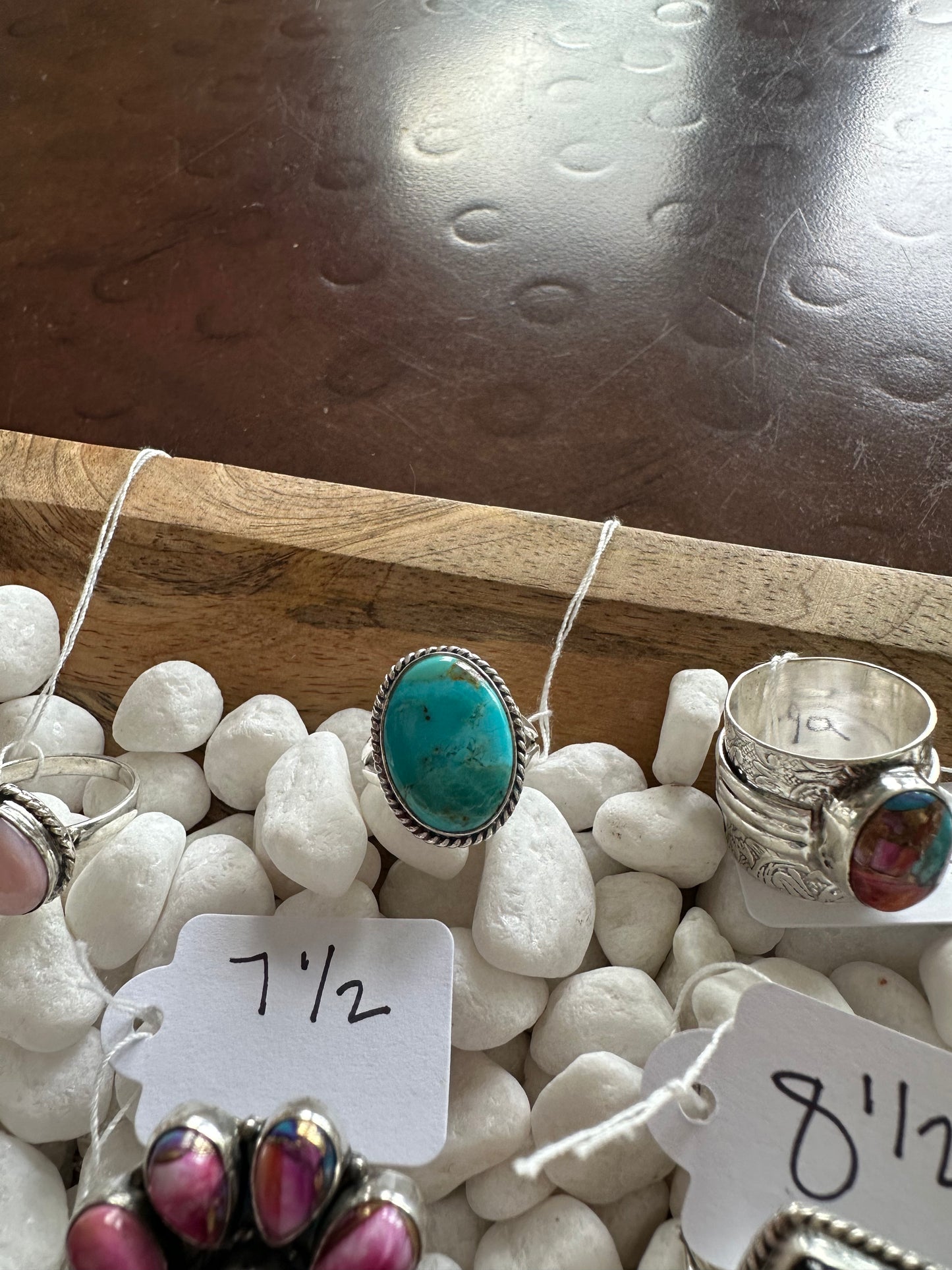 Kingman turquoise ring