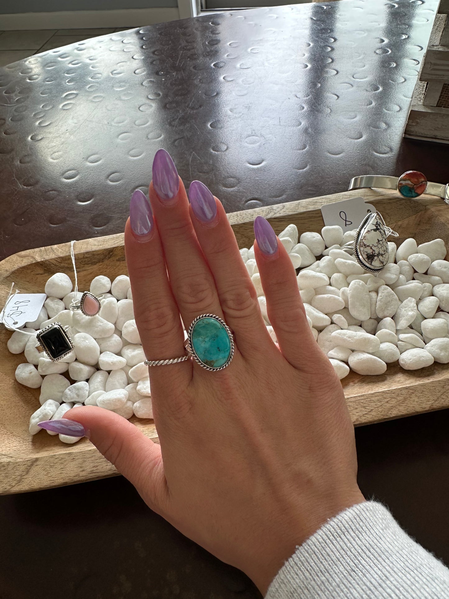 Kingman turquoise ring