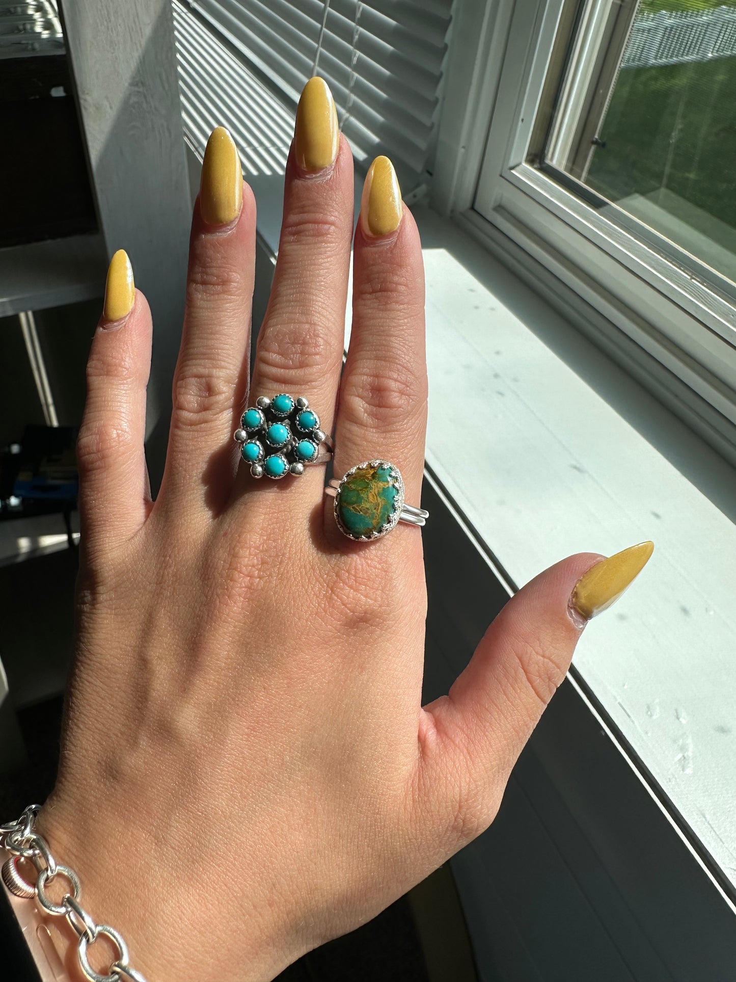 Sterling silver turquoise ring