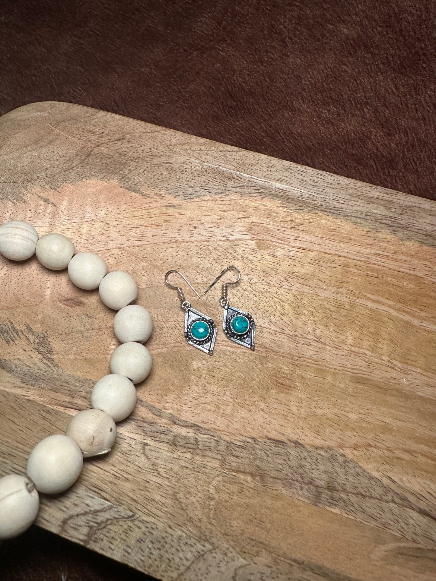 Turquoise dangle earrings