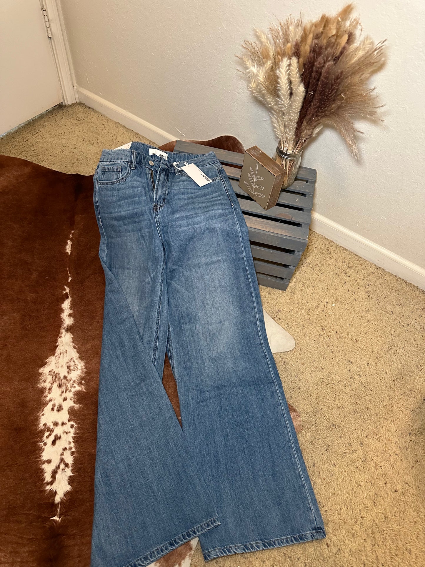 Super wide leg jeans
