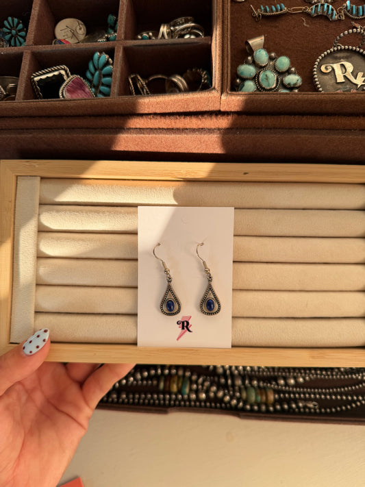 Lapis dangle earrings