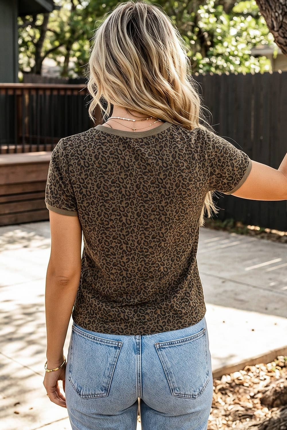 Cheetah print tshirt