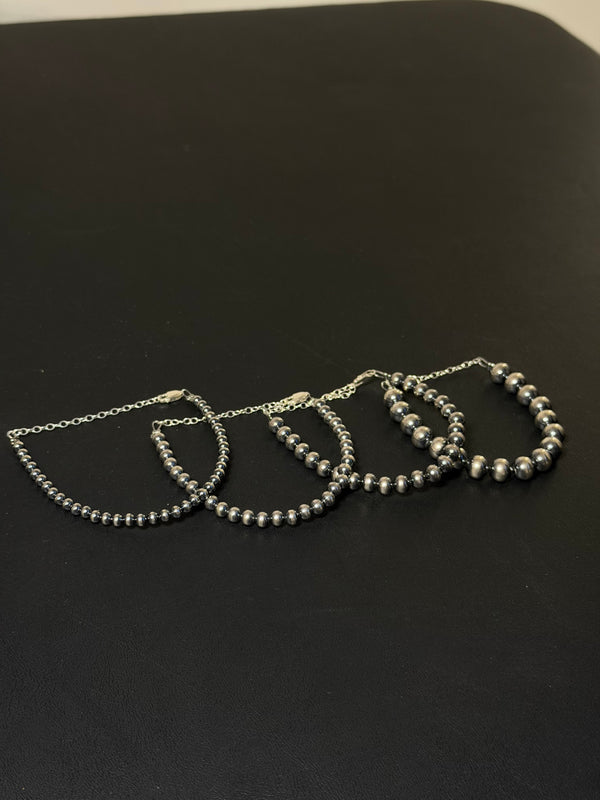 4-5-6-8mm Navajo pearl bracelet