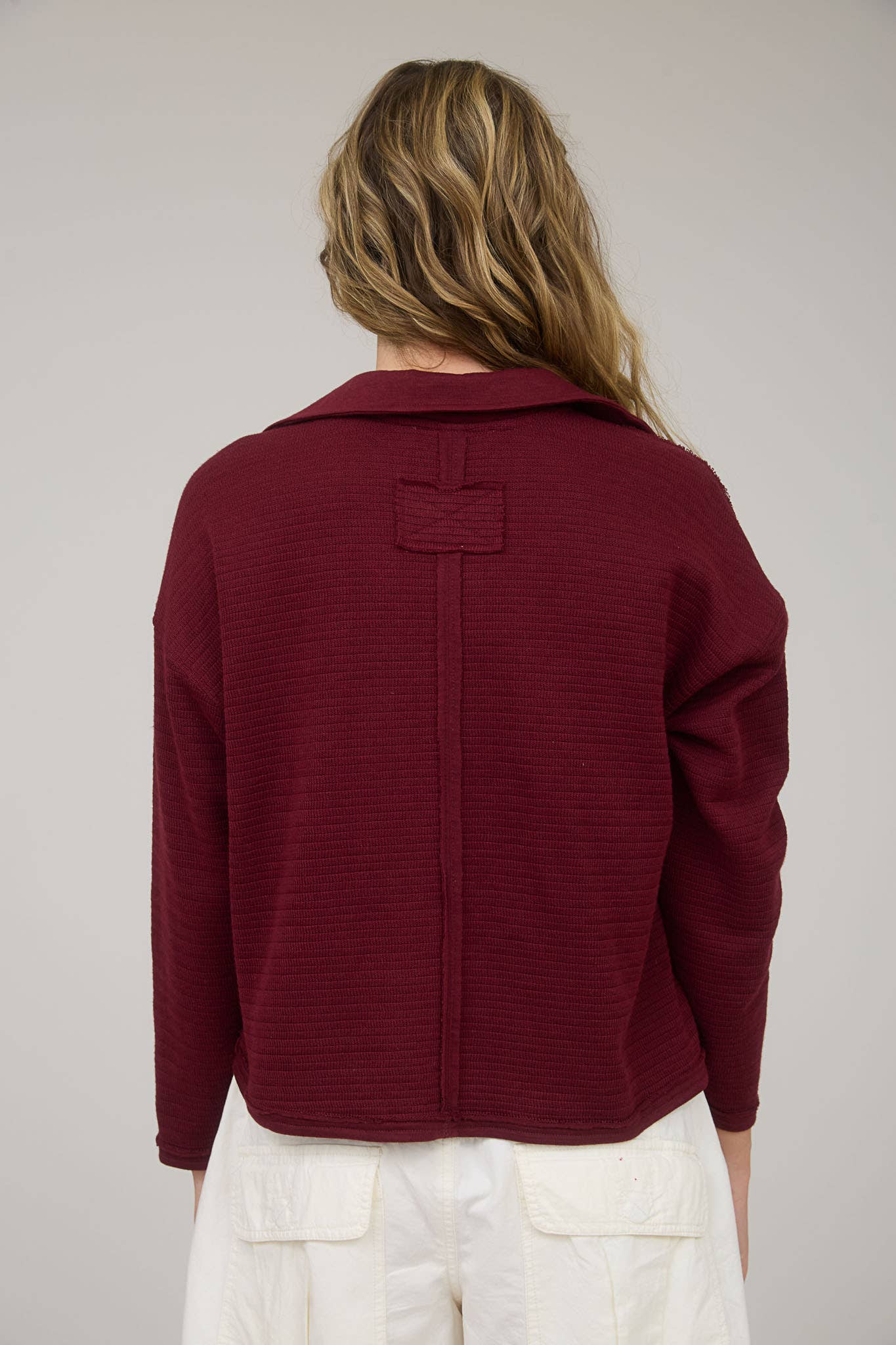 Cherry red pullover
