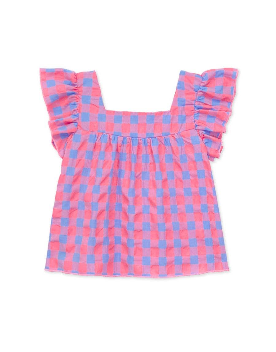 Girls checkered top