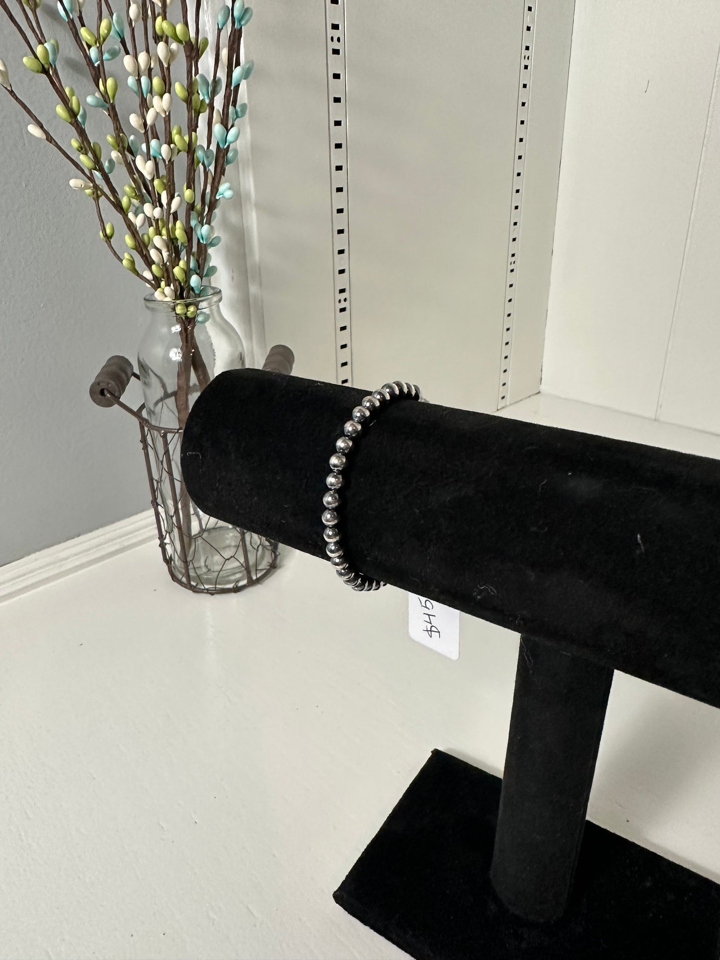 4mm or 5mm Navajo pearl bracelet