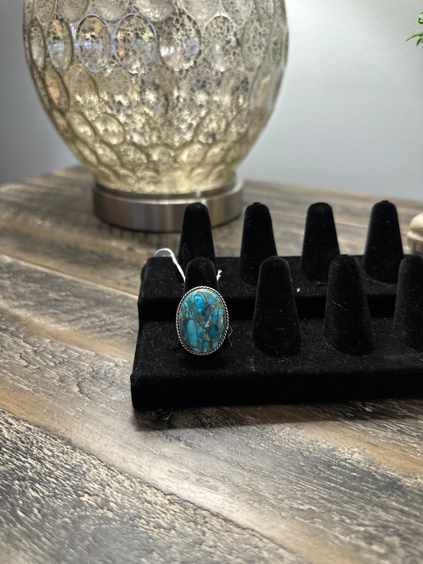 Genuine turquoise ring