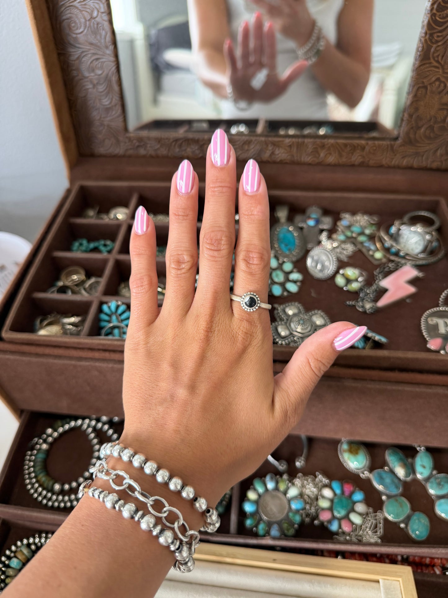 White buffalo ring