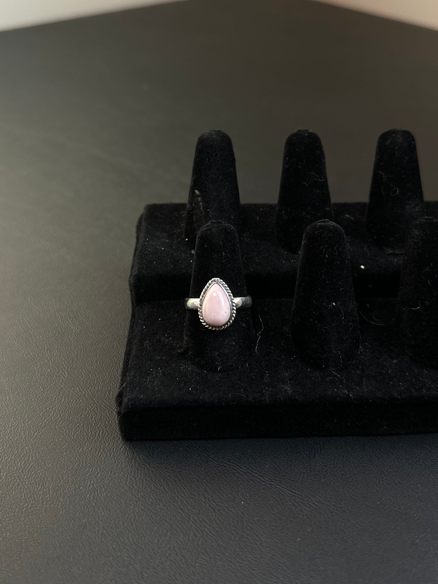 Pink conch ring