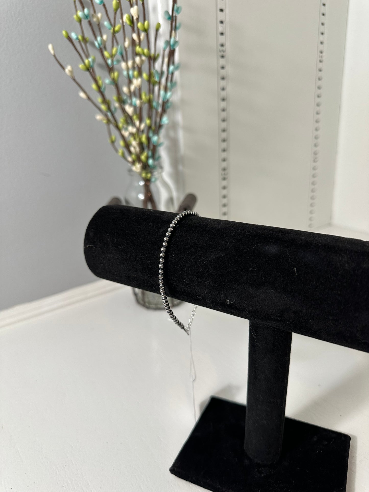 4mm or 5mm Navajo pearl bracelet