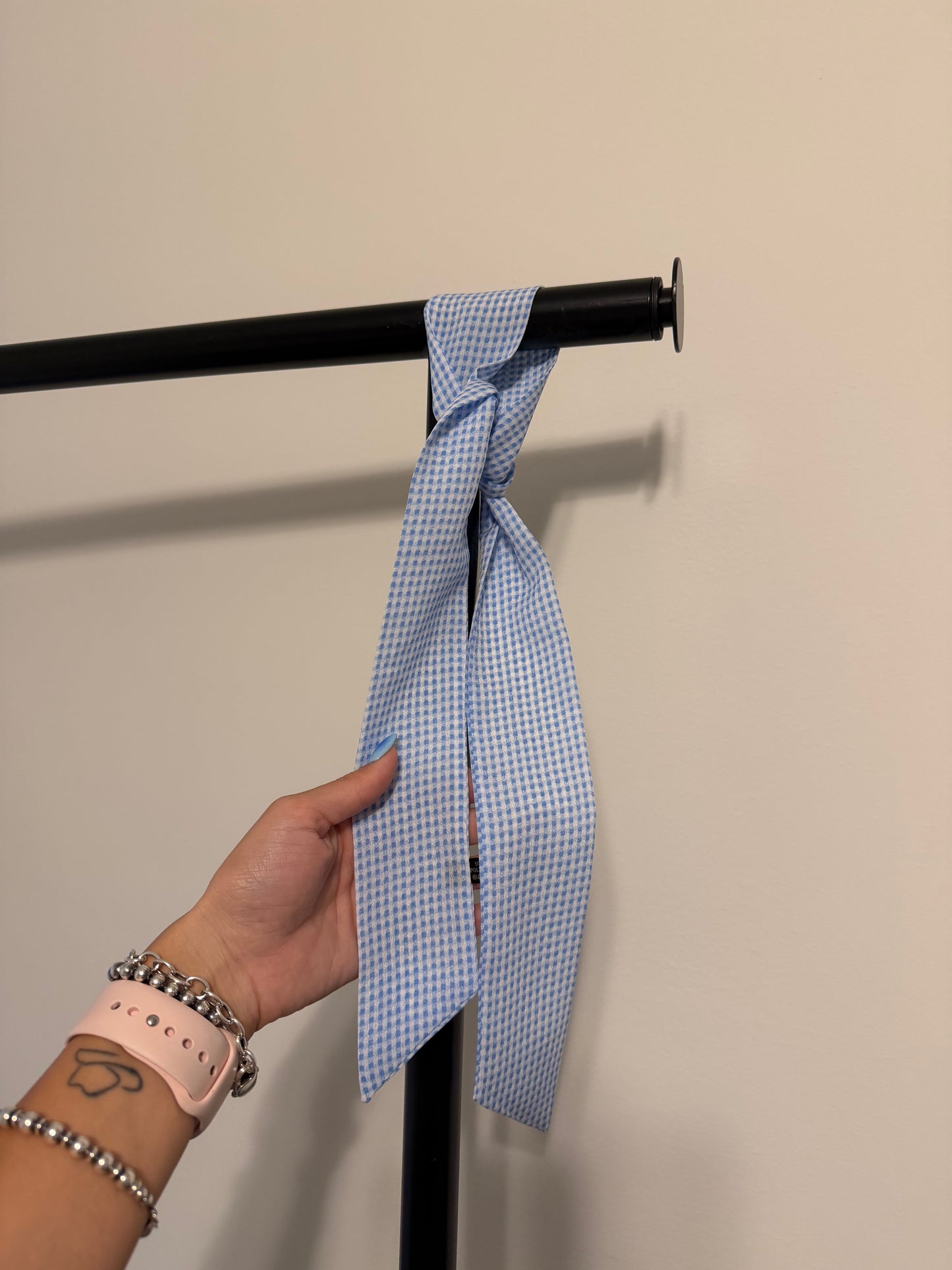 Gingham twilly