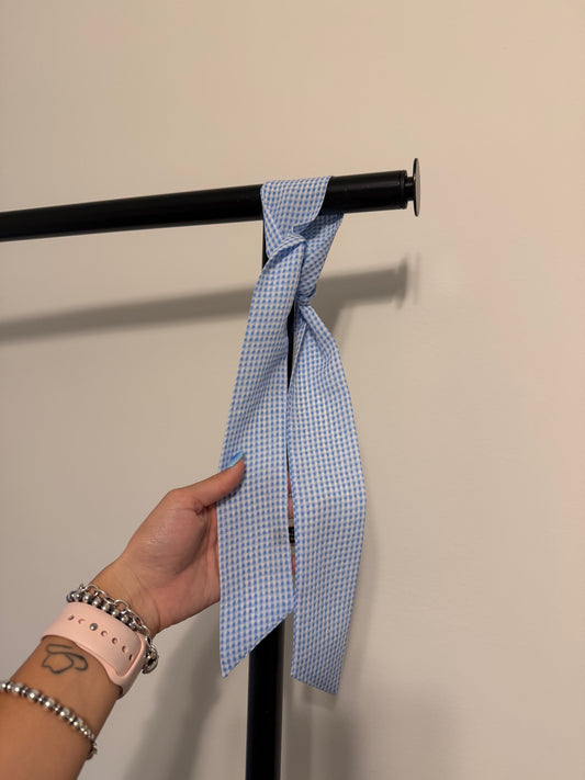 Gingham twilly
