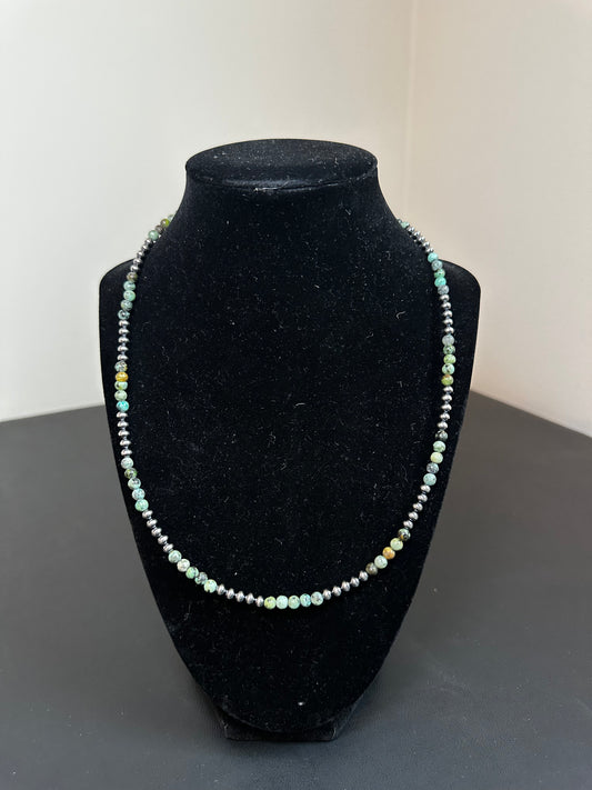 African turquoise necklace