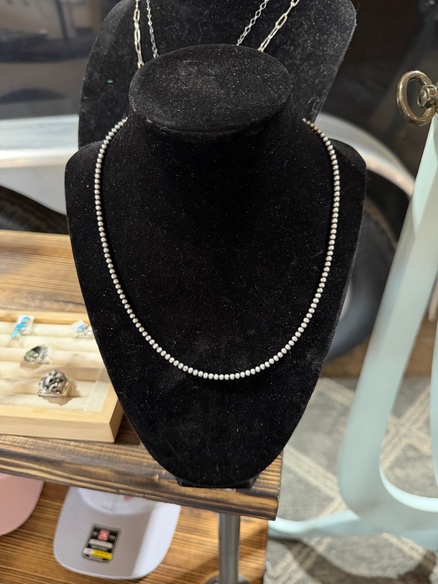 3mm Navajo pearl necklace
