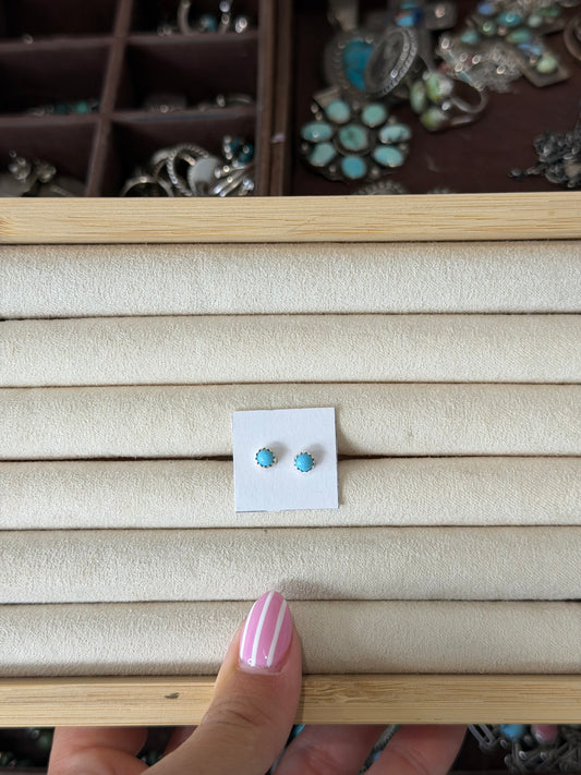 Turquoise studs