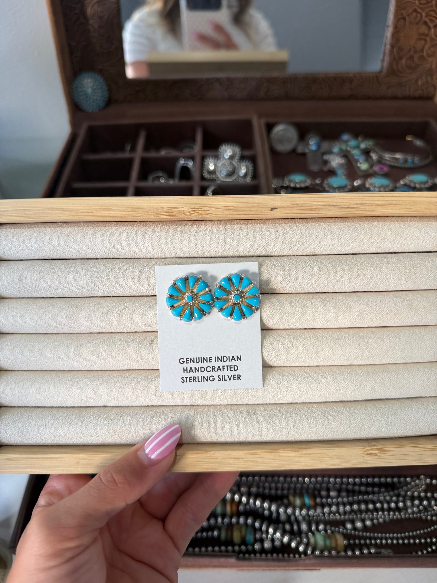 Kingman cluster native made earrings