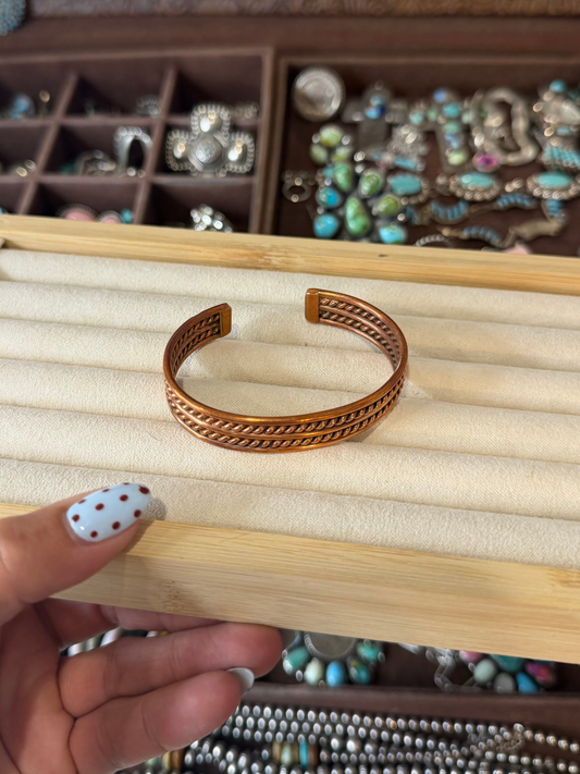 Copper cuff bracelet