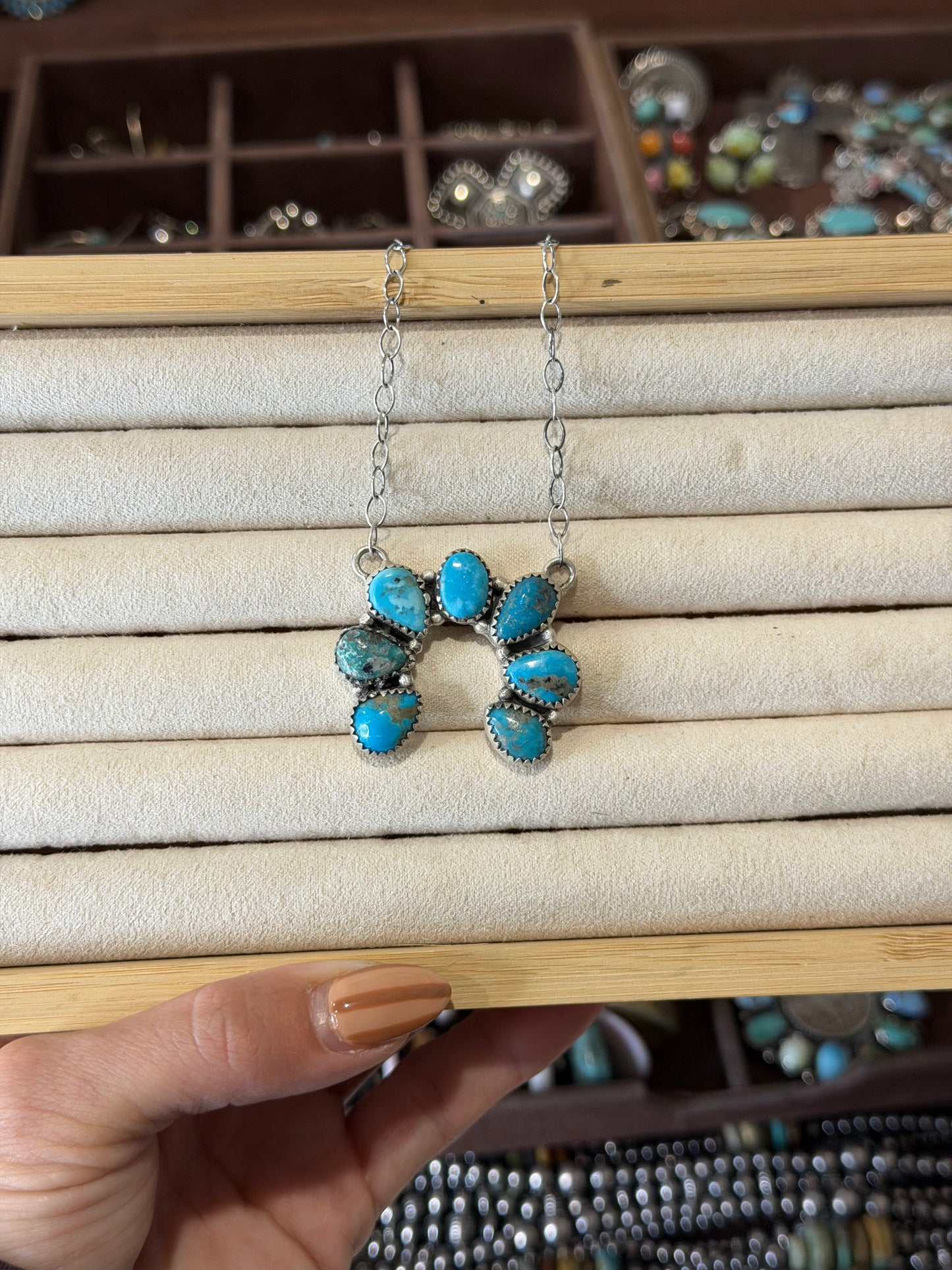 Naja mixed turquoise necklace ￼