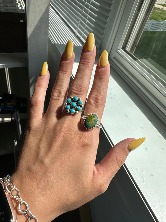Sterling silver turquoise ring