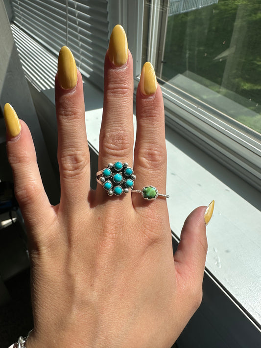 Sterling silver turquoise ring
