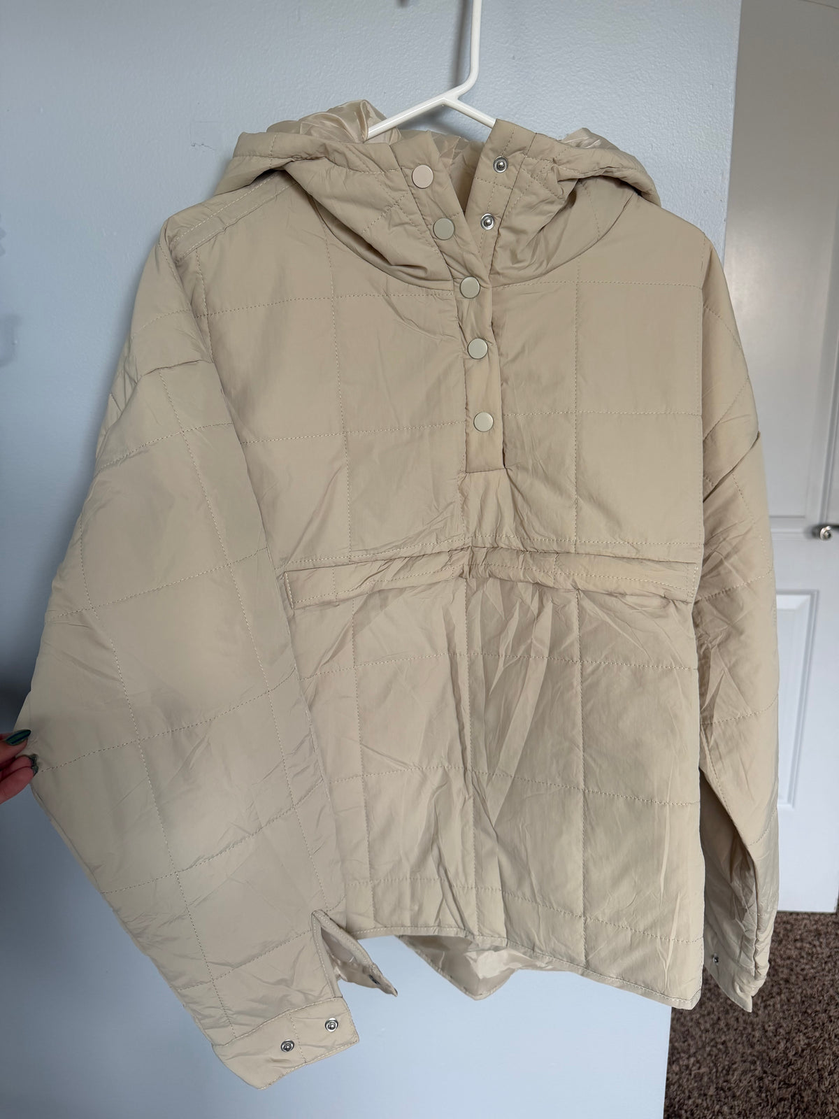 Puffer pullover jacket