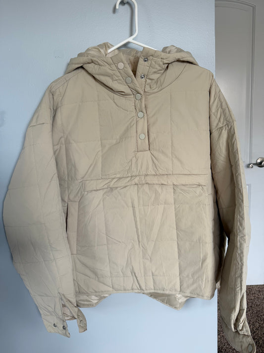 Puffer pullover jacket
