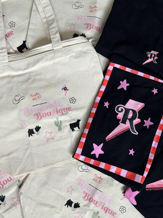 Ringside boutique Tshirt & tote bag bundle