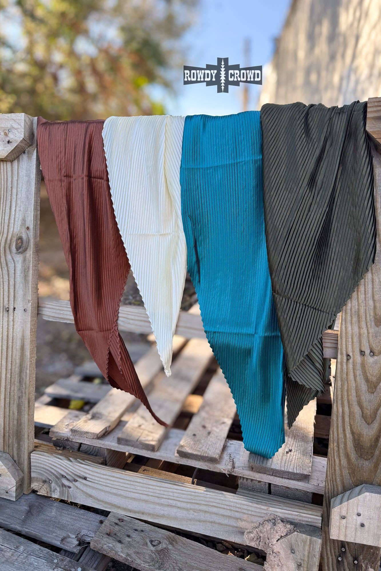 Pleated Wild Rags