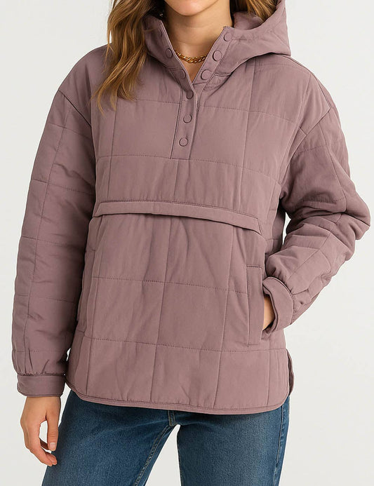 Puffer pullover jacket